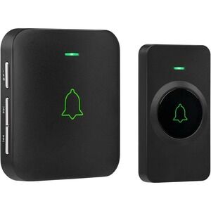 AVANTEK Waterpoof 1000 Feet Wireless Doorbell Chime‎ - Black 52 Chimes Tuned NIB